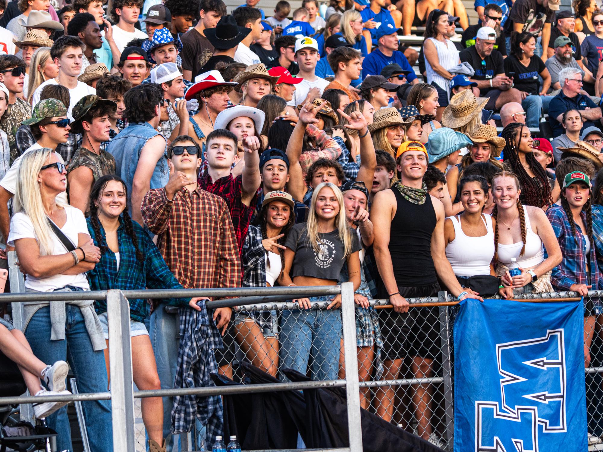 Kilbourne Student Section During Country Out Against Watkins