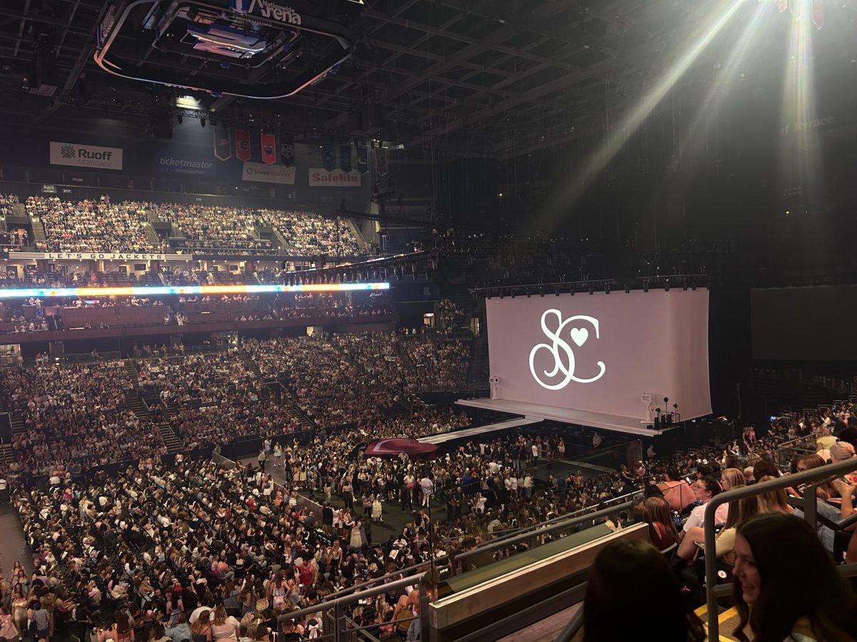 Nationwide Arena prior to Sabrina Carpenter coming on stage. 