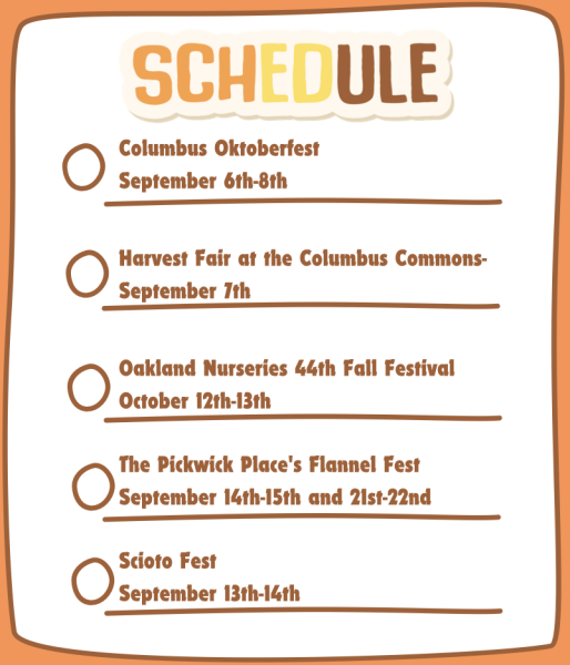 Festival Schedule Graphic