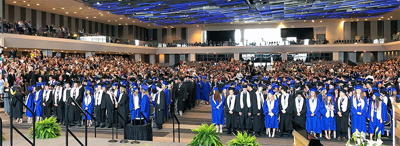 Worthington Kilbourne graduation ceremony. 